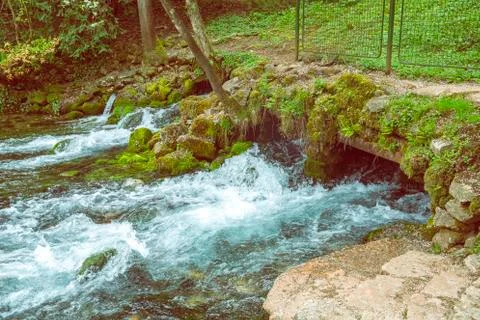 The source of the Bosna river Stock Photos