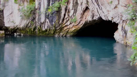 The source of the Buna river. Stock Footage 152954586