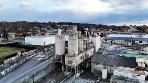The Source - Cement Mixing Plant Foto stock