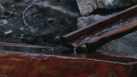 The source of clean water runs down the drain Stock Footage 77828480