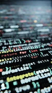 Source code background illustrating programming and IT development 库存插图