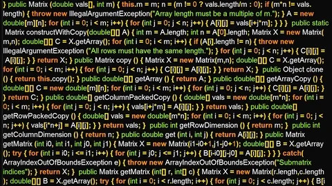 Source code block scroll loopable Stock Footage 70324912