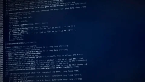 Source code blue mini hd Stock Footage 81127816