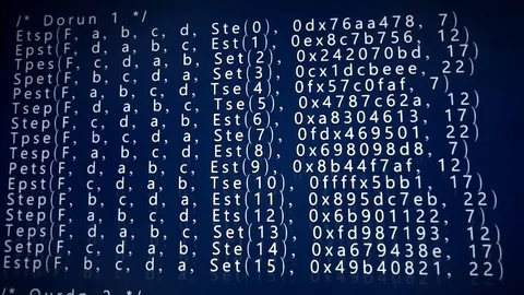 Source code blue scroll yi hd Stock Footage 81133258