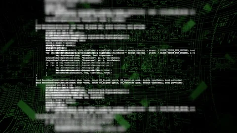 Source code circuit blur Stock Footage 70738131