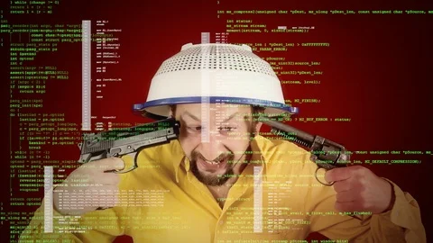 Source code crazy colander suicide Stock Footage 87488164