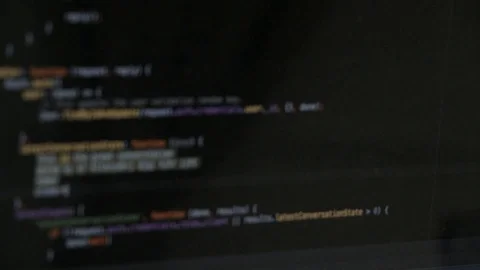 Source code development Stock Footage 98677382