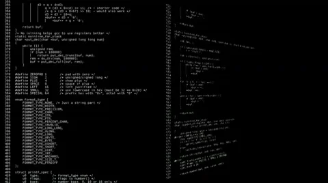 Source Code Hacker Stock Footage 8979511