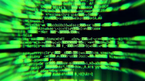 Source code inside cylinder Stock Footage 36753518