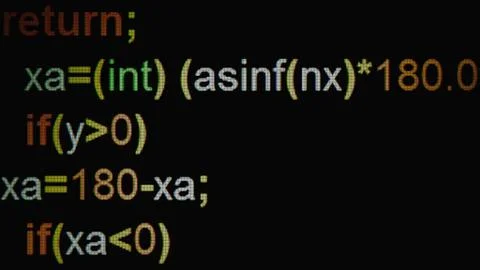 Source code led math Stock Illustration