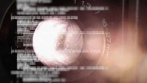 Source code lens projector tilt Video stock 70739359