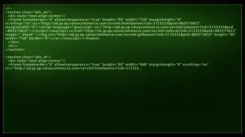 Source code programming screen text scrolling animation Stock Footage 150140927