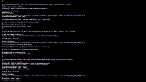 Source code show scrambled fast Stock Footage 69826102