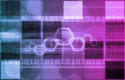 Source Code Technology 库存插图