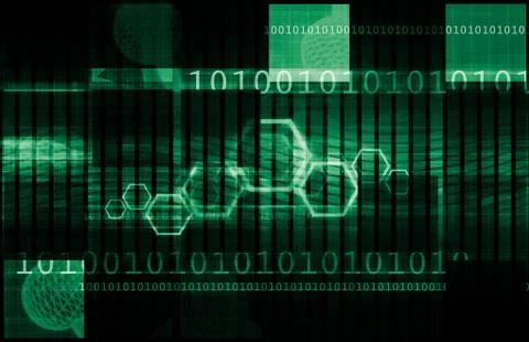 Source Code Technology 库存插图