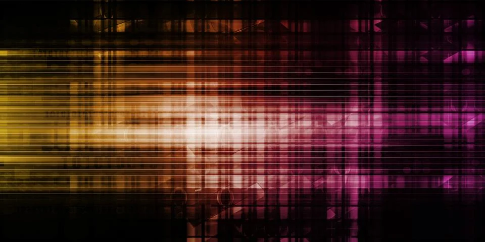 Source Code Technology Illustrazione stock