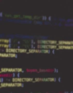Source coding in Erlangen, Germany Stock Photos