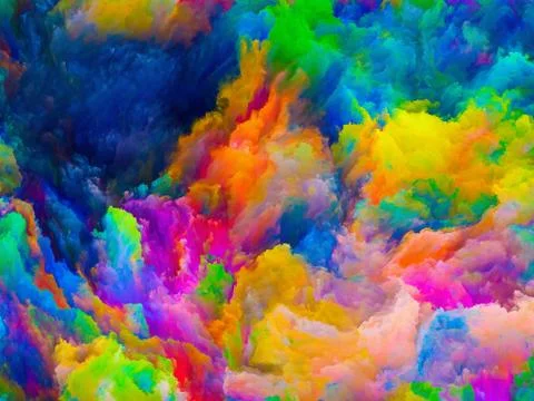 Source of Colors Stock Illustration