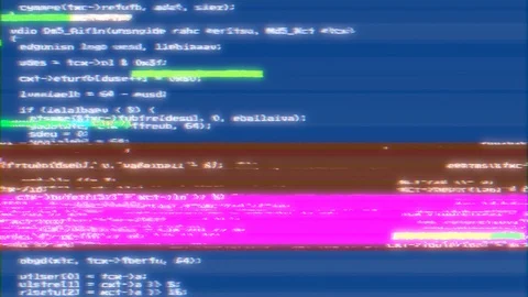 Source glitch bad scrambled 8-bit scroll simple Stock Footage 91798000
