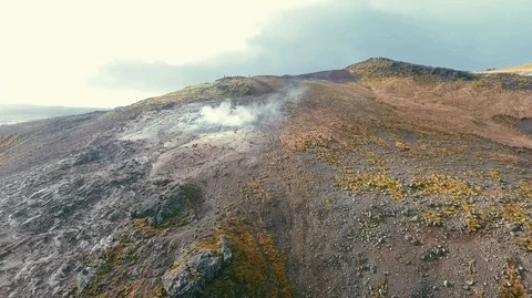 Source of hot water, iceland Stock Footage 119997991