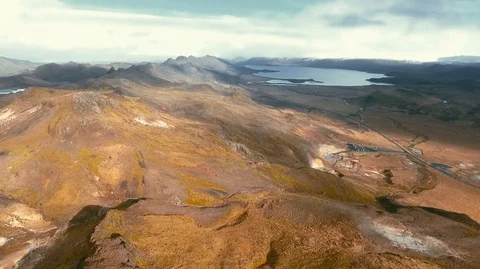Source of hot water, iceland Stock Footage 119998048