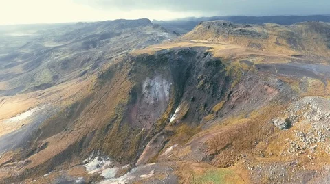 Source of hot water, iceland Stock Footage 119998069