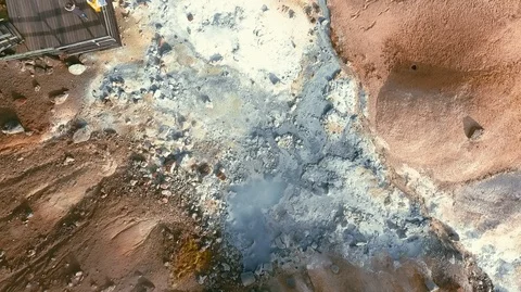 Source of hot water, iceland Video stock 119998209