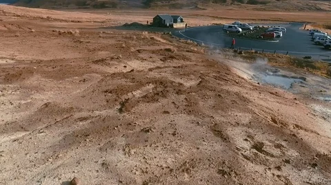 Source of hot water, iceland Stock Footage 119998317