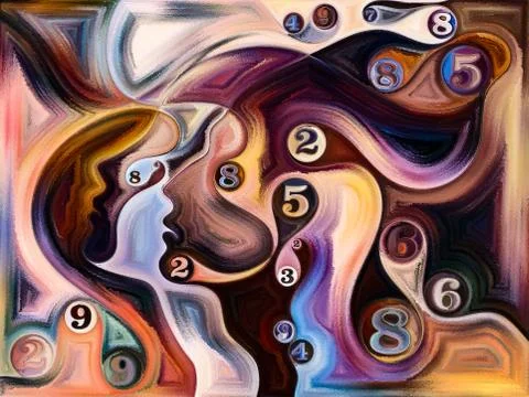 Source of Inner Colors Illustrazione stock