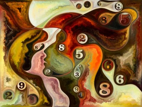 Source of Inner Colors Stock Illustration