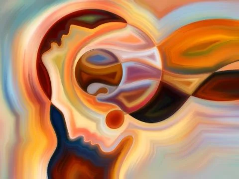 Source of Inner Paint Stockillustratie