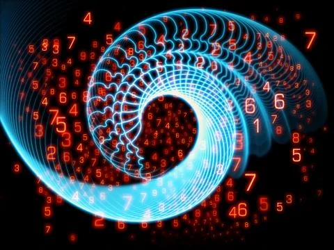 Source of Integers Stock Illustration