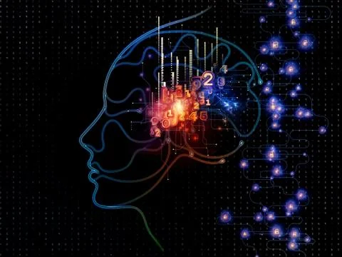 Source of Machine Consciousness 무료 스톡 일러스트