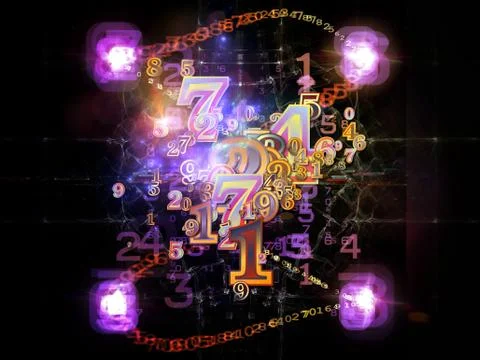 Source of Numbers 스톡 일러스트