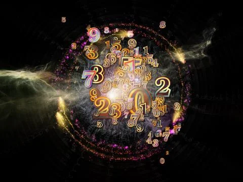 Source of Numbers 스톡 일러스트