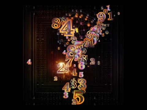 Source of Numbers 스톡 일러스트