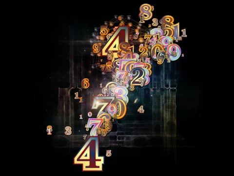 Source of Numbers 스톡 일러스트