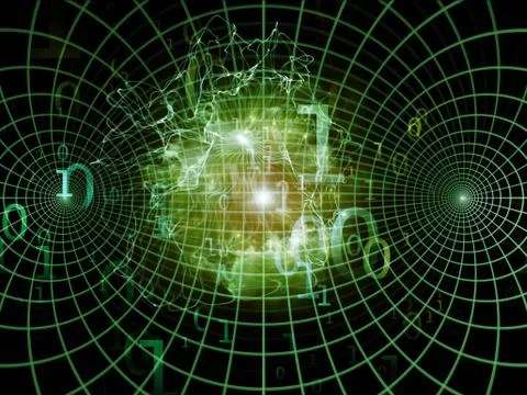 Source of Numbers Stock Illustration