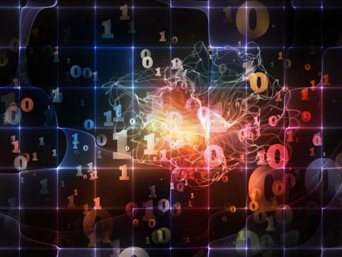 Source of Numbers 스톡 일러스트