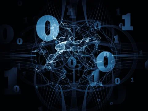 Source of Numbers Illustrazione stock