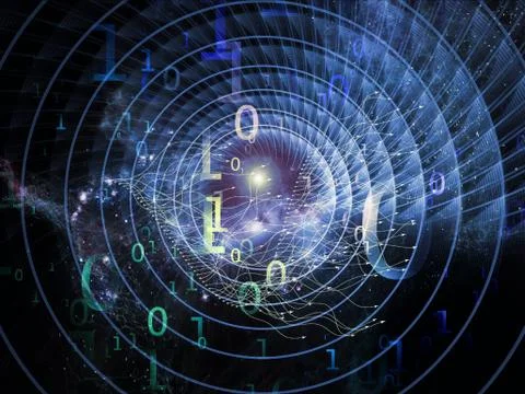 Source of Numbers Illustrazione stock