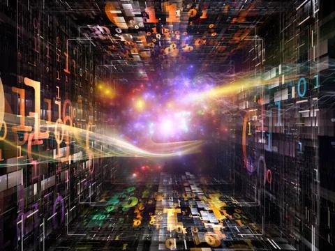 Source of Numbers Stock Illustration