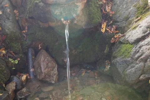 Source of pure water Stock Photos