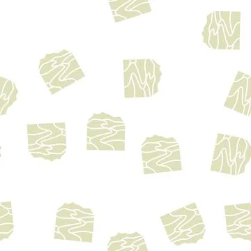 Source of river glyph seamless pattern Stock Illustration
