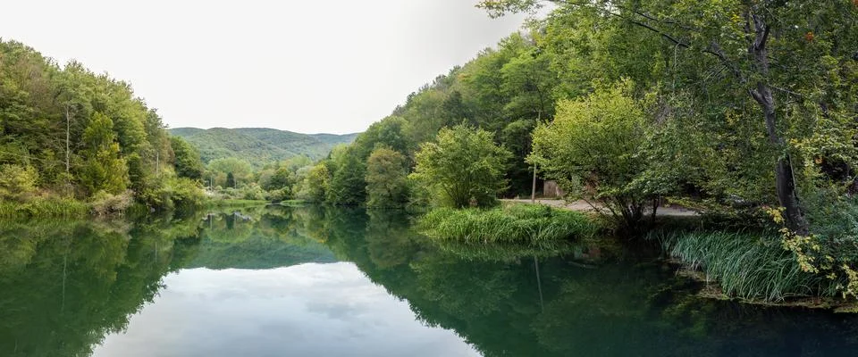 The source of the river Grza Stock Photos