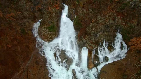 Source of a river just after heavy storm Stock Footage 102785262