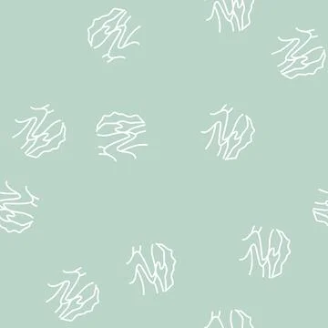 Source of river line seamless pattern Stock Illustration