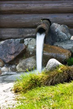 Source of the river Fotos Stock