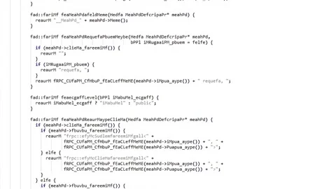 Source scrolling white code scrambled fine Stock Footage 151651454