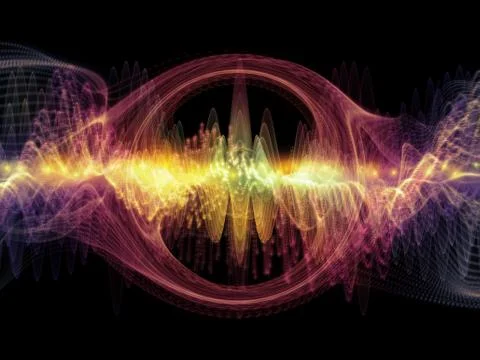 Source of Sound Wave 스톡 일러스트